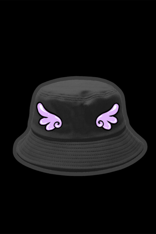 Angelical Bucket Hat - Black